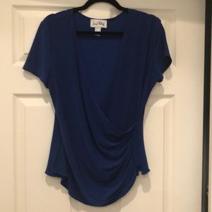 Royal Blue Blouse